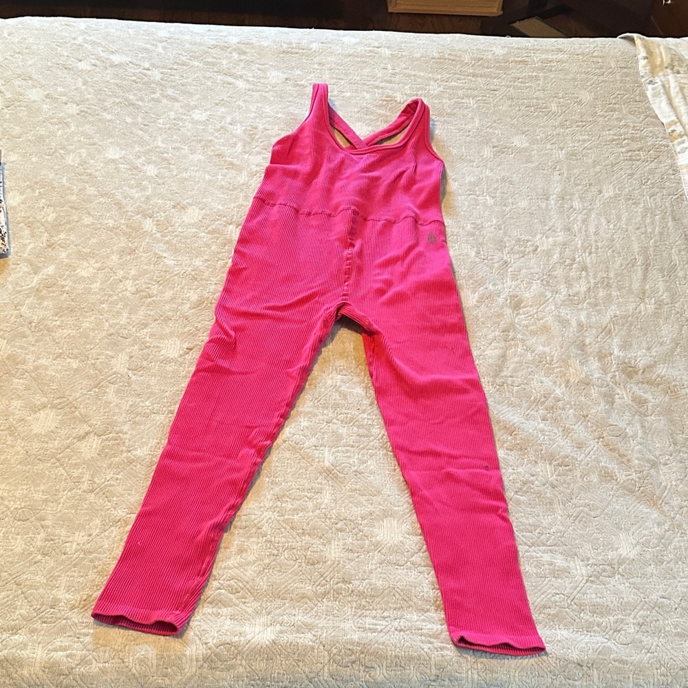 FP Movement Pink Jumpsuit medium athleisure